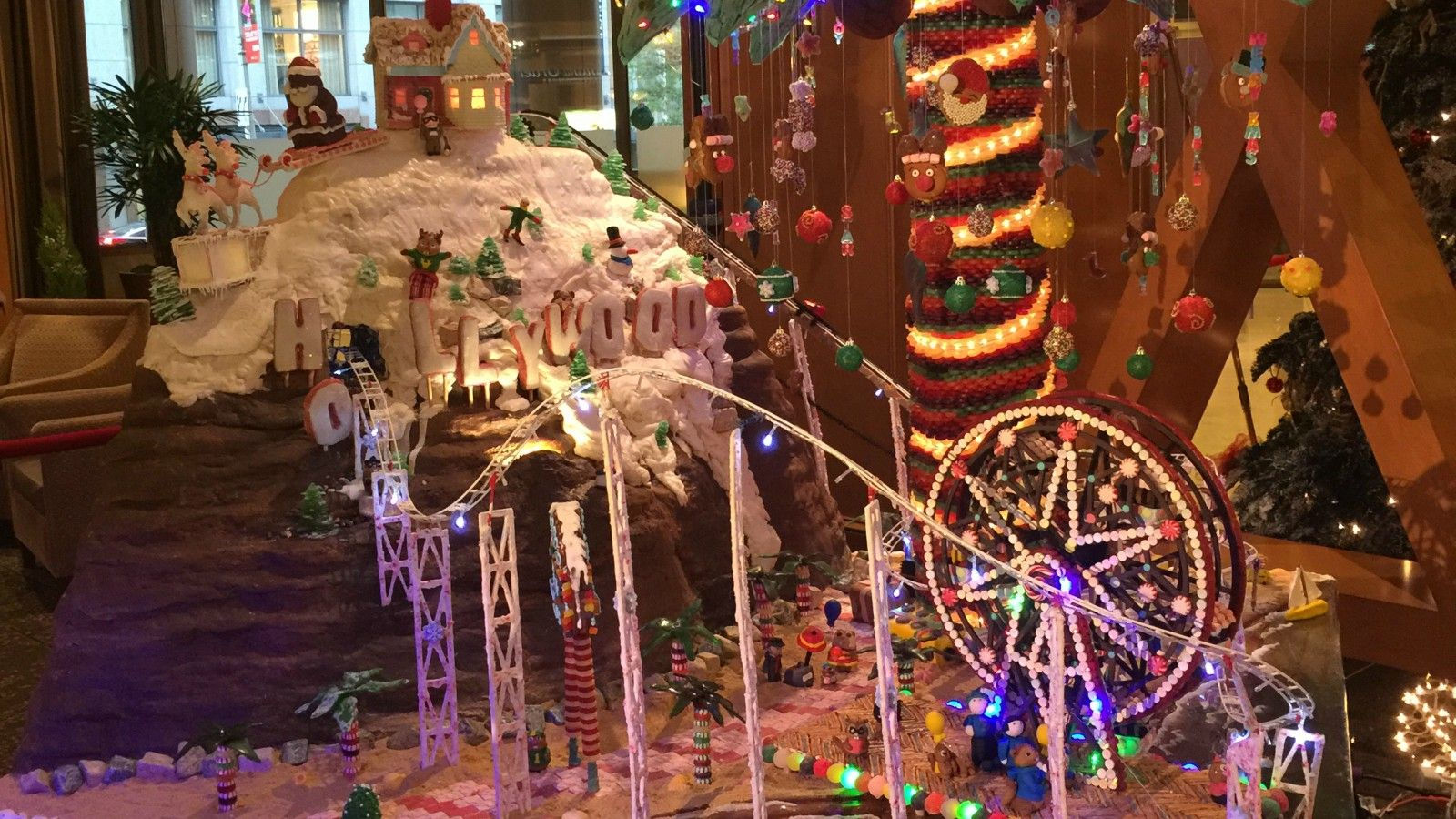 The Sheraton's Gingerbread Village